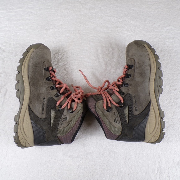 Columbia Newton Ridge Plus Waterproof Amped Hiking Boot - Women's Size 5 Rose - Picture 5 of 12